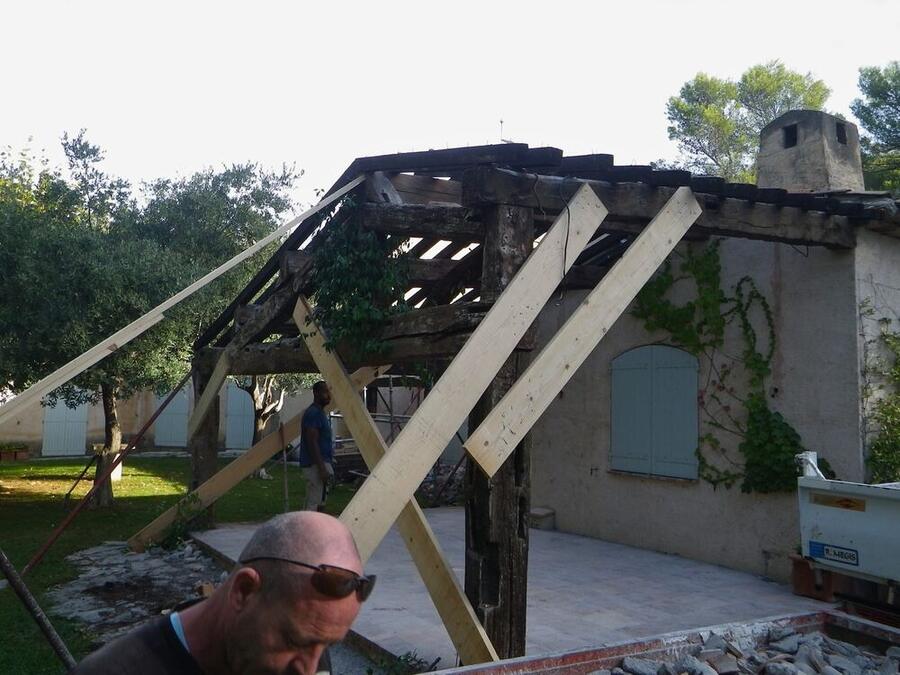 Bespoke Pergola Extension — Apex Azur project photograph 1